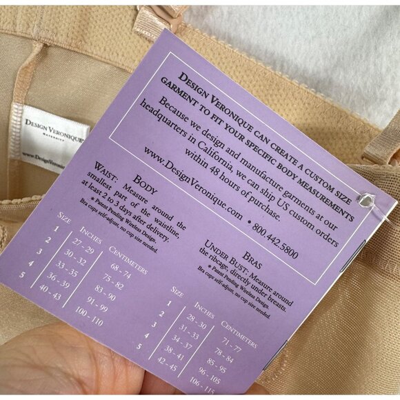 Design Veronique maternity mid‎ body support mid thigh sz 4 - Picture 7 of 10